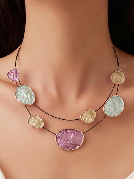 Colorful Circle Necklace
